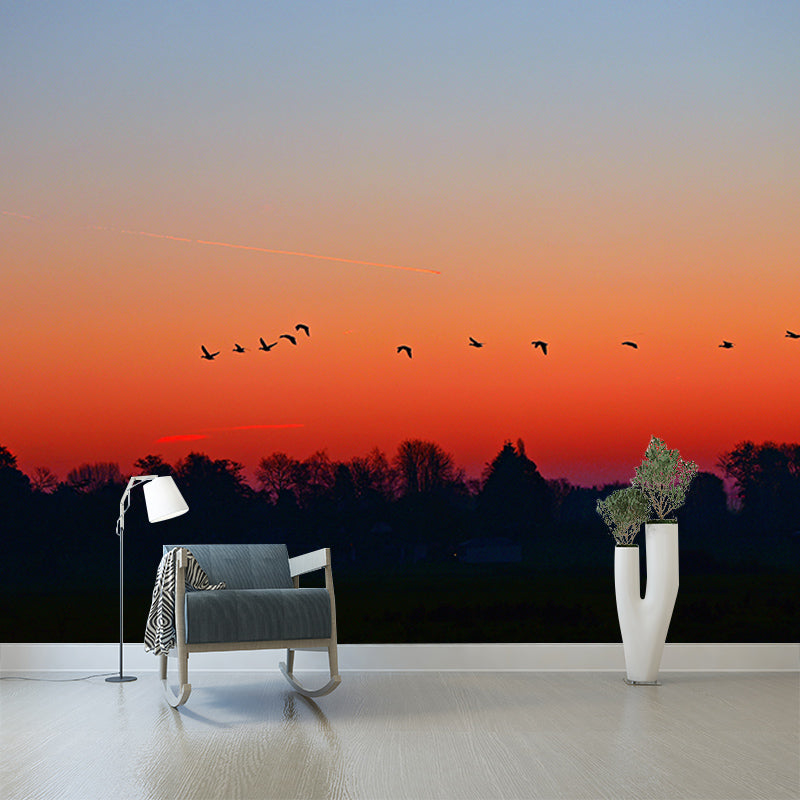 Photography Stain Resistant Wall Mural Wallpaper Beautiful Sky Sitting Room Wall Mural