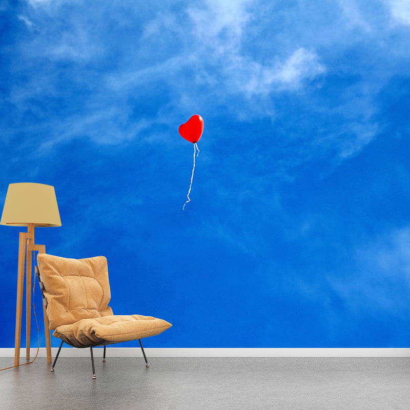 Modern Style Wall Mural Wallpaper Beautiful Sky Sitting Room Wall Mural