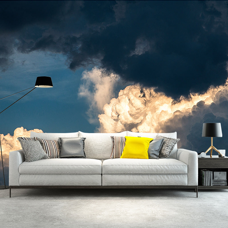 Modern Style Wall Mural Wallpaper Beautiful Sky Sitting Room Wall Mural