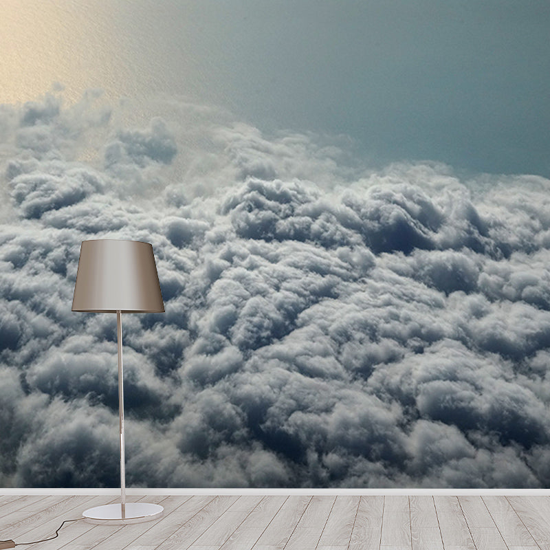 Beautiful Sky Mildew Resistant Mural Wallpaper Living Room Wall Mural