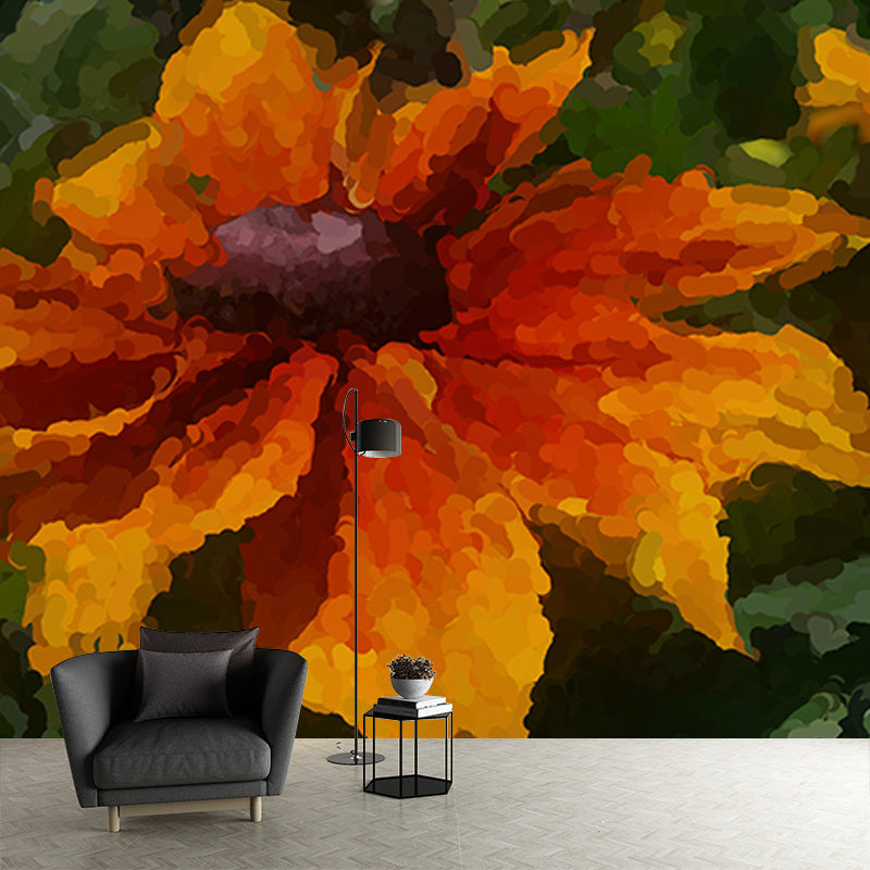 Impressionist Painting Mildew Resistant Wallpaper Illustration Sleeping Room Wall Mural