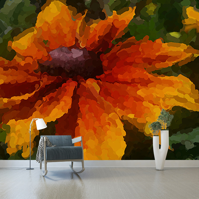 Impressionist Painting Mildew Resistant Wallpaper Illustration Sleeping Room Wall Mural