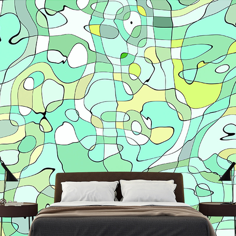 Environment Friendly Wall Mural Wallpaper Pop Art Sitting Room Wall Mural