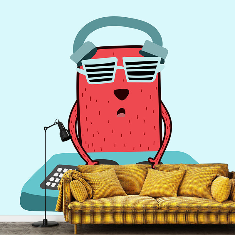 Environmental Wall Mural Wallpaper Music Lovers Sitting Room Wall Mural