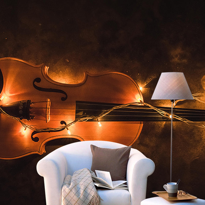 Modern Style Wall Mural Wallpaper Music Lovers Bedroom Wall Mural