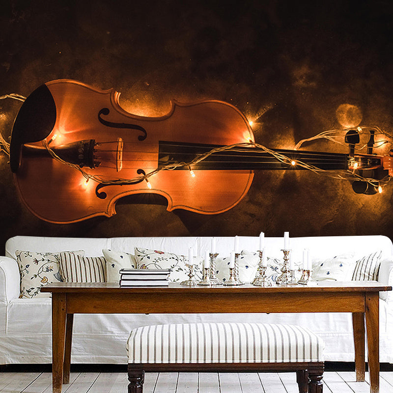Modern Style Wall Mural Wallpaper Music Lovers Bedroom Wall Mural