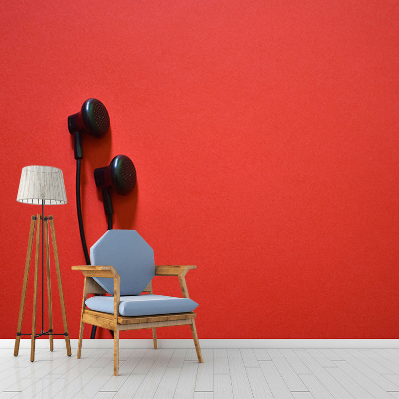 Washable Photography Mural Wallpaper Music Lovers Indoor Wall Mural