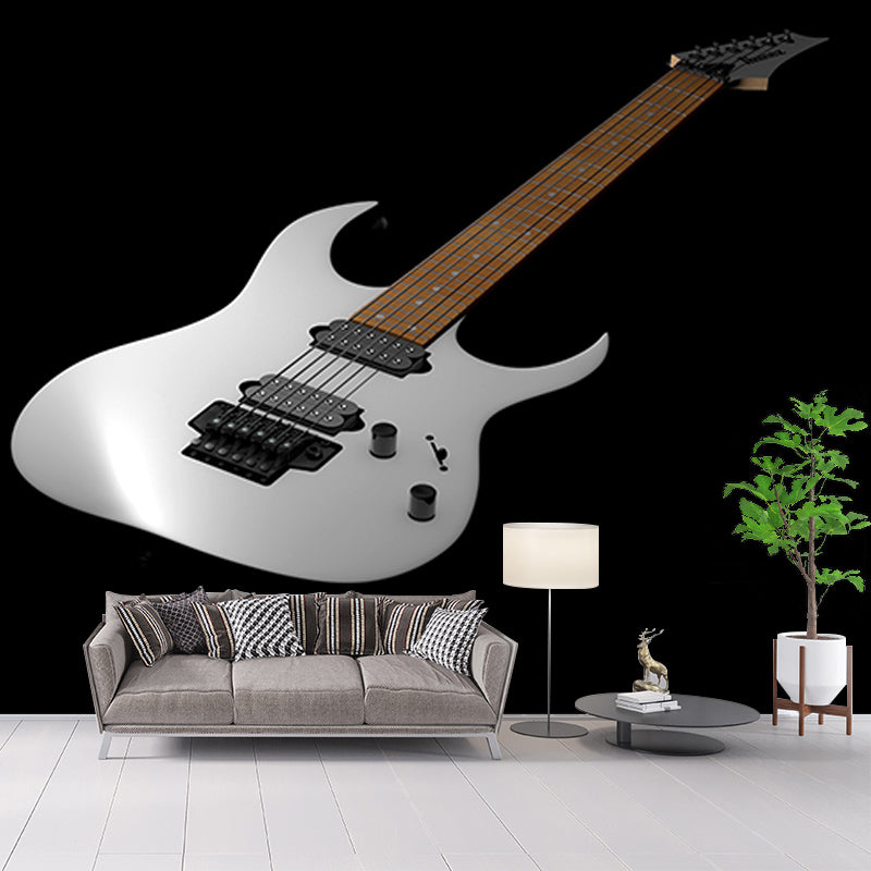 Beautiful Photography Mural Wallpaper Guitar Indoor Wall Mural