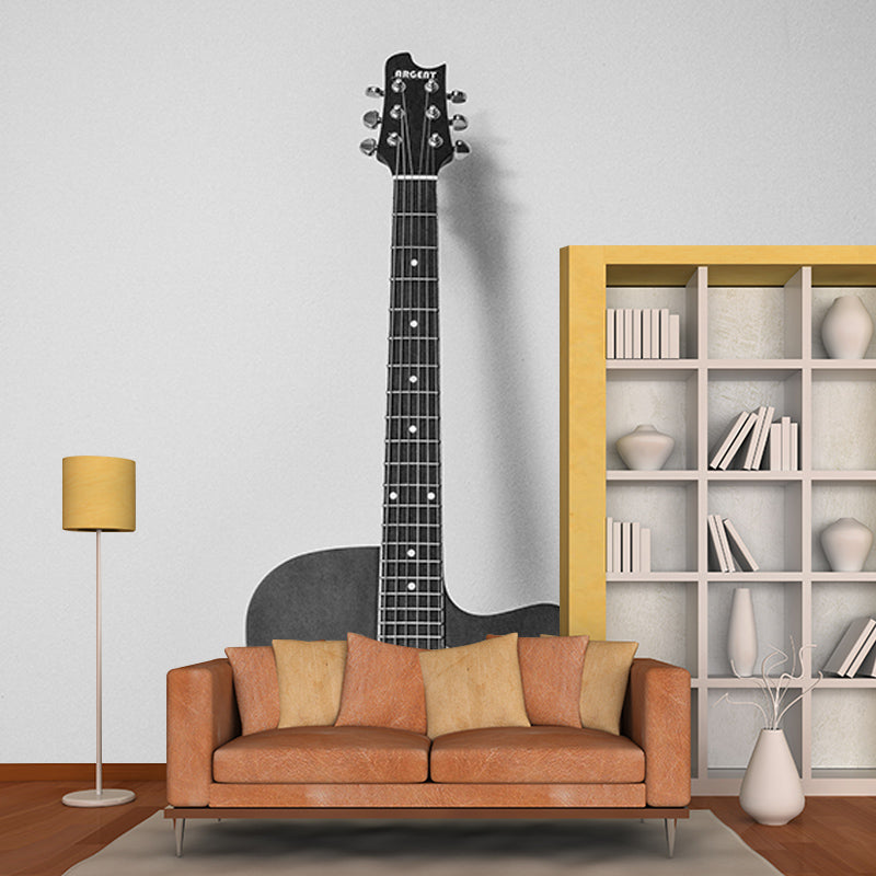 Beautiful Photography Mural Wallpaper Guitar Indoor Wall Mural