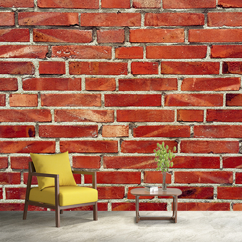 Washable Stain Resistant Mural Wallpaper Brick Wall Indoor Wall Mural