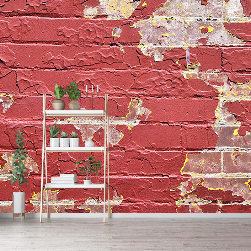 Environment Friendly Resistant Mural Wallpaper Brick Wall Sleeping Room Wall Mural