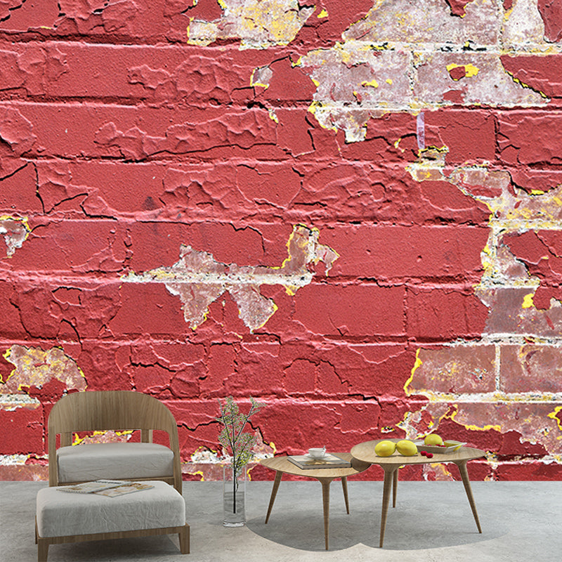 Environment Friendly Resistant Mural Wallpaper Brick Wall Sleeping Room Wall Mural