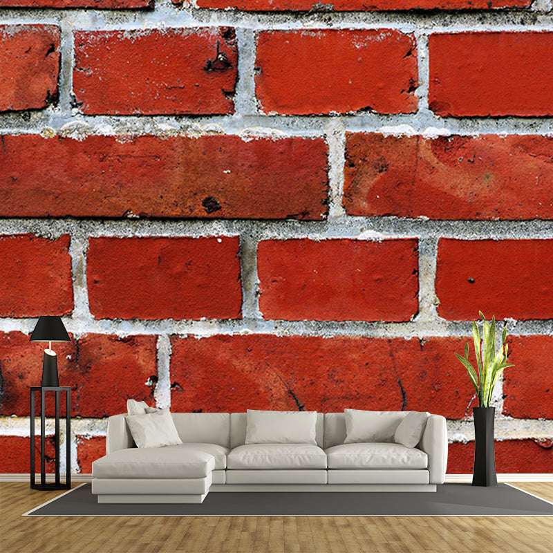 Decorative Photography Mural Wallpaper Brick Wall Indoor Wall Mural