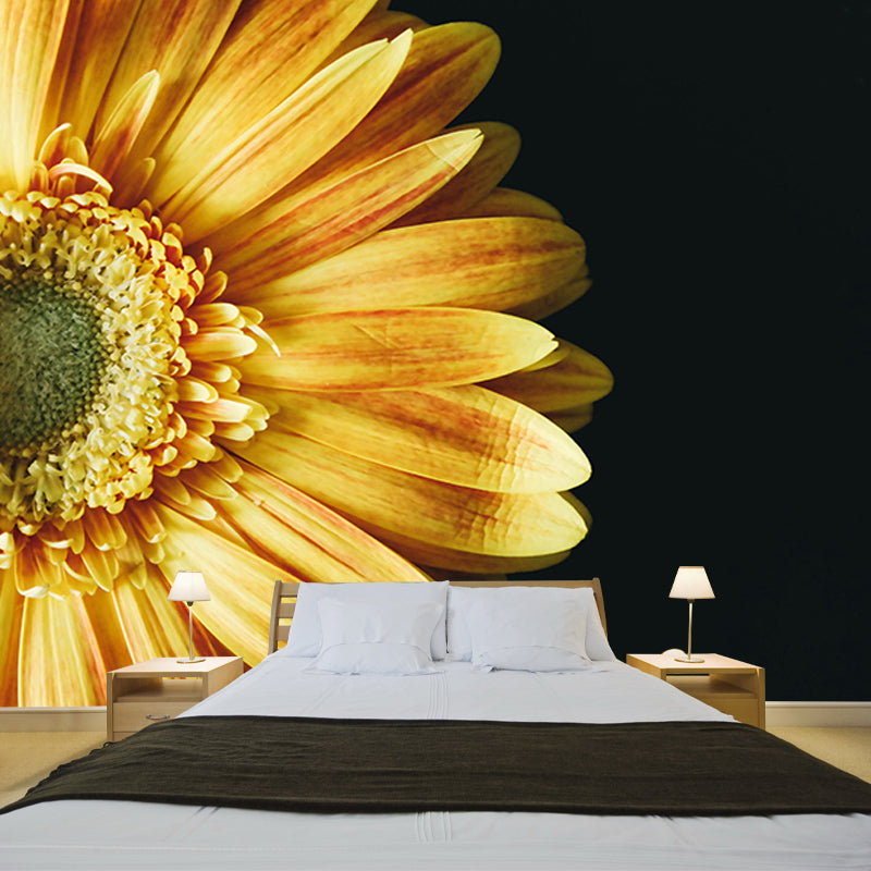 Environmental Wall Mural Wallpaper Sunflowers Living Room Wall Mural