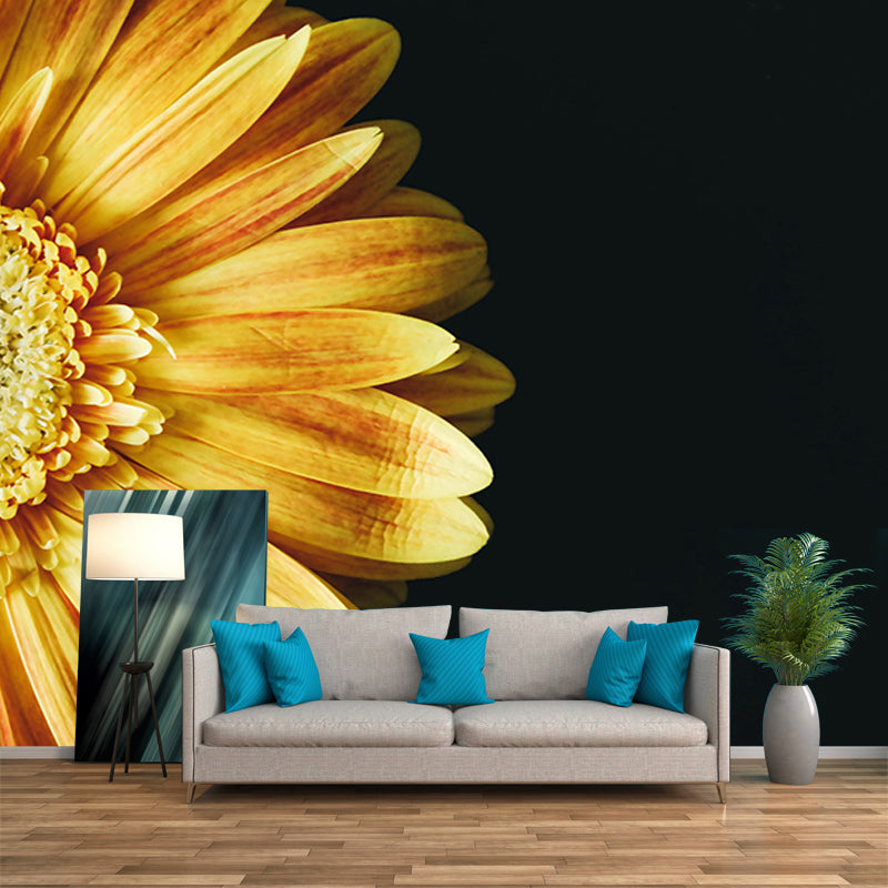 Environmental Wall Mural Wallpaper Sunflowers Living Room Wall Mural