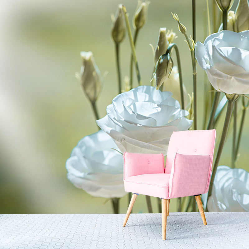 Modern Style Mural Wallpaper Flowers Photography Indoor Wall Mural