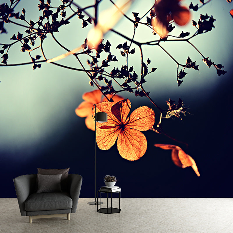 Photography Environment Friendly Mural Wallpaper Flowers Bedroom Wall Mural
