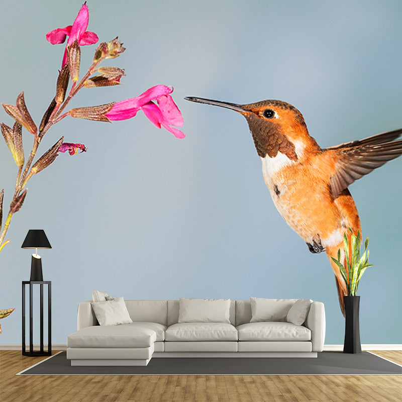 Photography Environment Friendly Mural Wallpaper Birds Bedroom Wall Mural