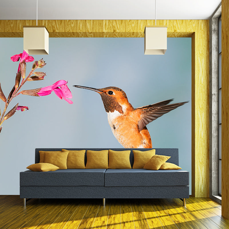 Photography Environment Friendly Mural Wallpaper Birds Bedroom Wall Mural