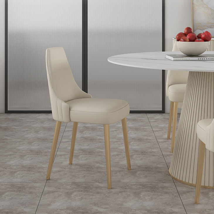 Traditional Luxury Dining Table Round Sintered Stone Dining Table for Home