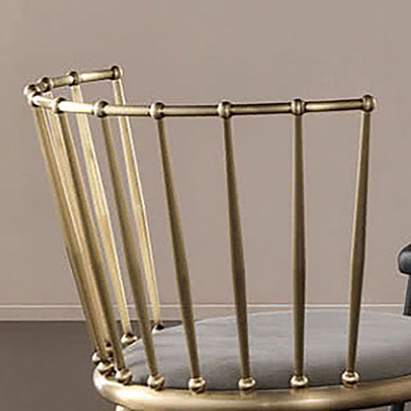 Les chaises latérales arrière sans bras Windsor de style scandinave ont tapissé des chaises de salle à manger
