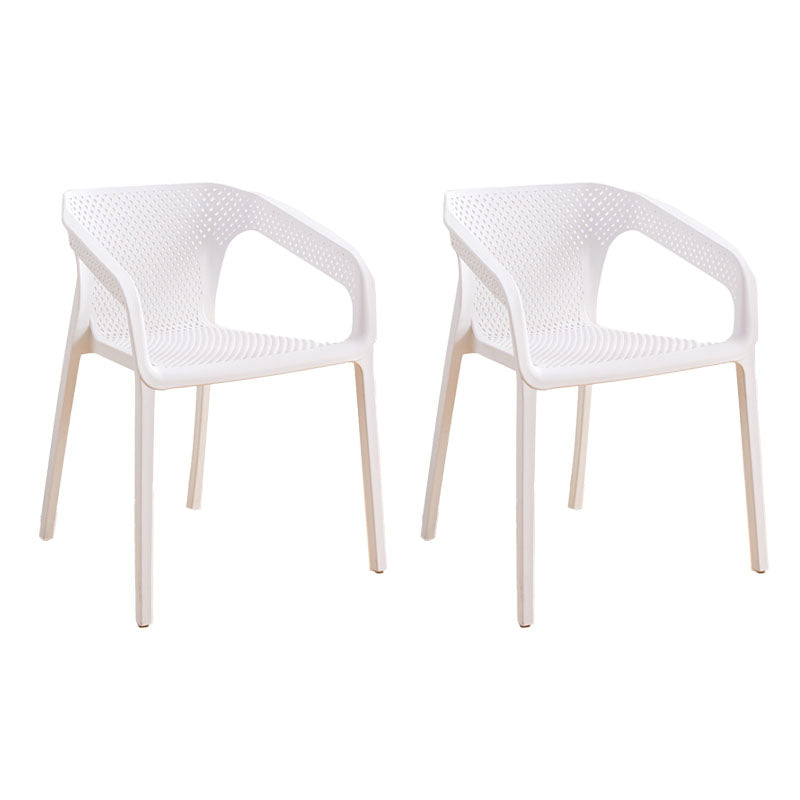 Silla escandinava plástica del respaldo sólido del sillón del comedor de la cocina