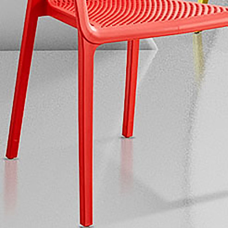 Silla escandinava plástica del respaldo sólido del sillón del comedor de la cocina