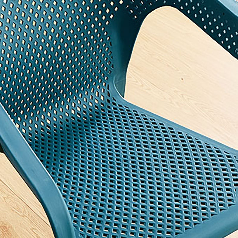 Silla escandinava plástica del respaldo sólido del sillón del comedor de la cocina