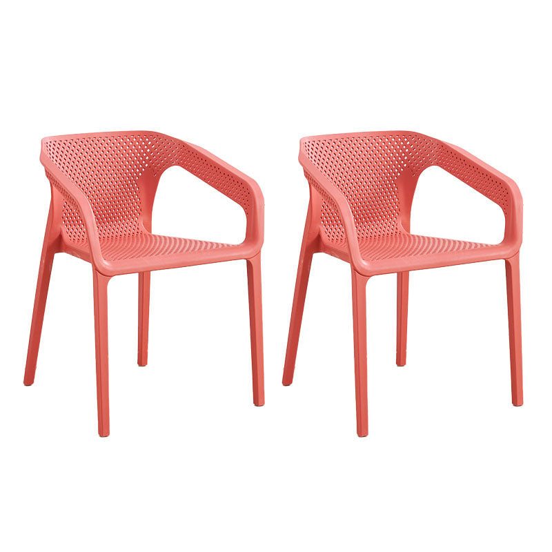 Silla escandinava plástica del respaldo sólido del sillón del comedor de la cocina