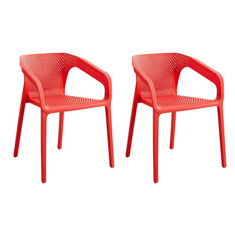 Silla escandinava plástica del respaldo sólido del sillón del comedor de la cocina