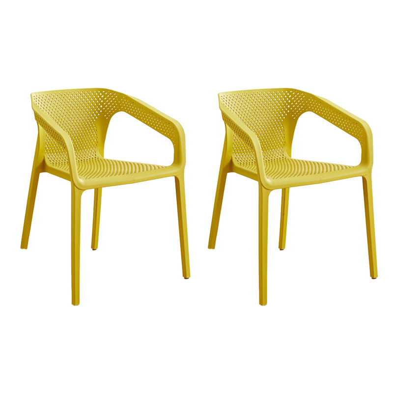Silla escandinava plástica del respaldo sólido del sillón del comedor de la cocina