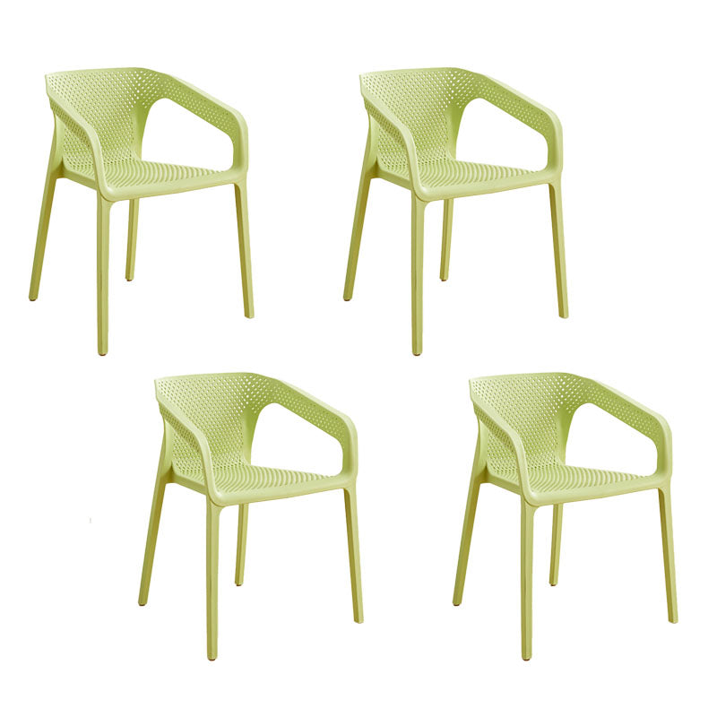 Silla escandinava plástica del respaldo sólido del sillón del comedor de la cocina