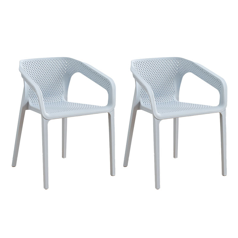 Silla escandinava plástica del respaldo sólido del sillón del comedor de la cocina