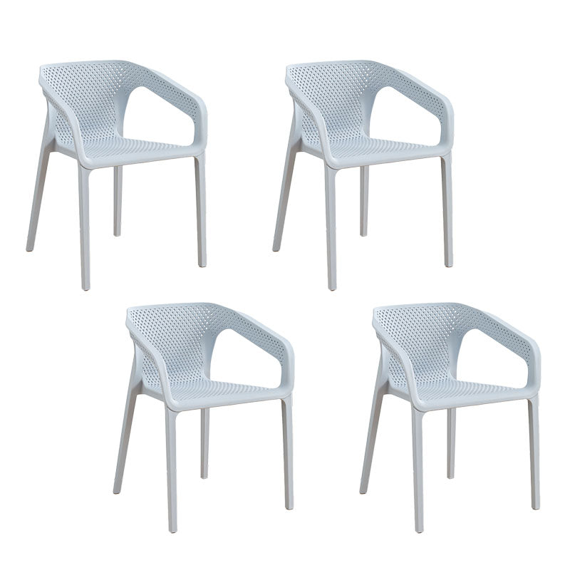 Silla escandinava plástica del respaldo sólido del sillón del comedor de la cocina