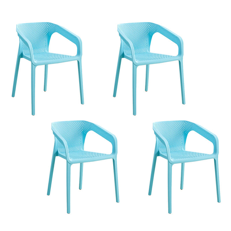 Silla escandinava plástica del respaldo sólido del sillón del comedor de la cocina