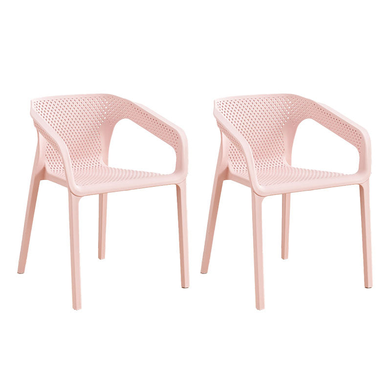 Silla escandinava plástica del respaldo sólido del sillón del comedor de la cocina