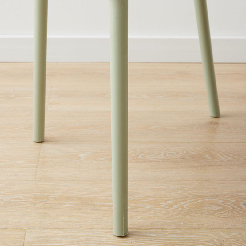 Silla lateral de la silla lateral del comedor de cocina de plástico escandinavo