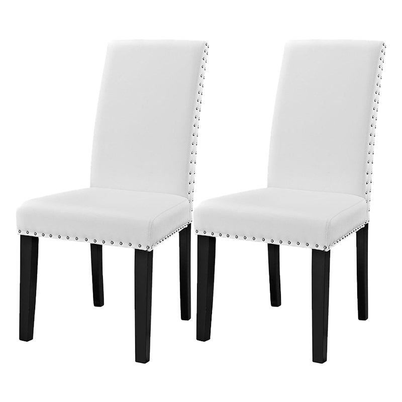 Silla escandinava de madera para cocina, comedor, silla lateral, silla Parsons
