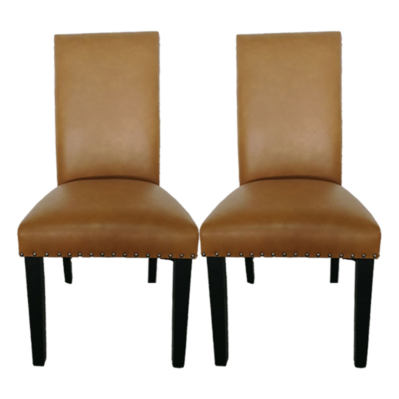 Silla escandinava de madera para cocina, comedor, silla lateral, silla Parsons
