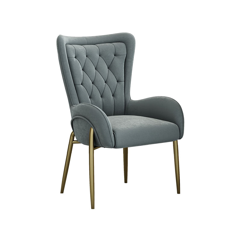 El comedor del metal de Glam preside el sillón tapizado para el uso del restaurante