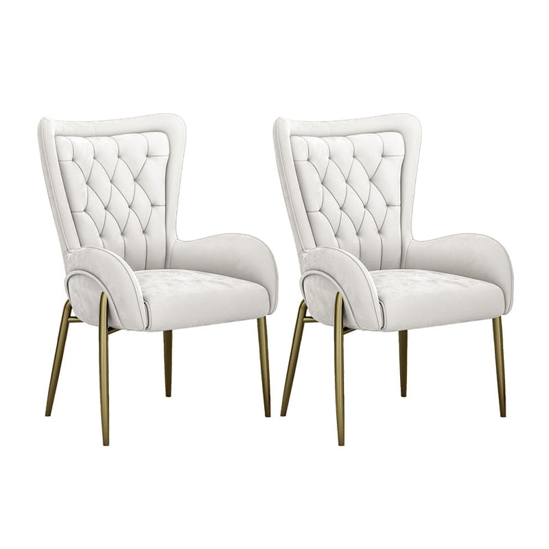 El comedor del metal de Glam preside el sillón tapizado para el uso del restaurante