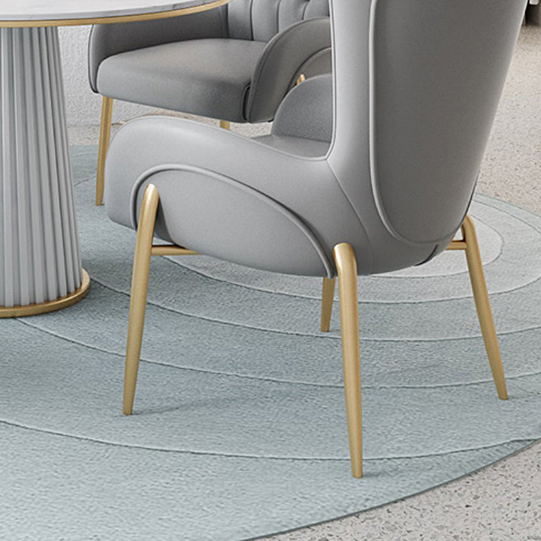 El comedor del metal de Glam preside el sillón tapizado para el uso del restaurante