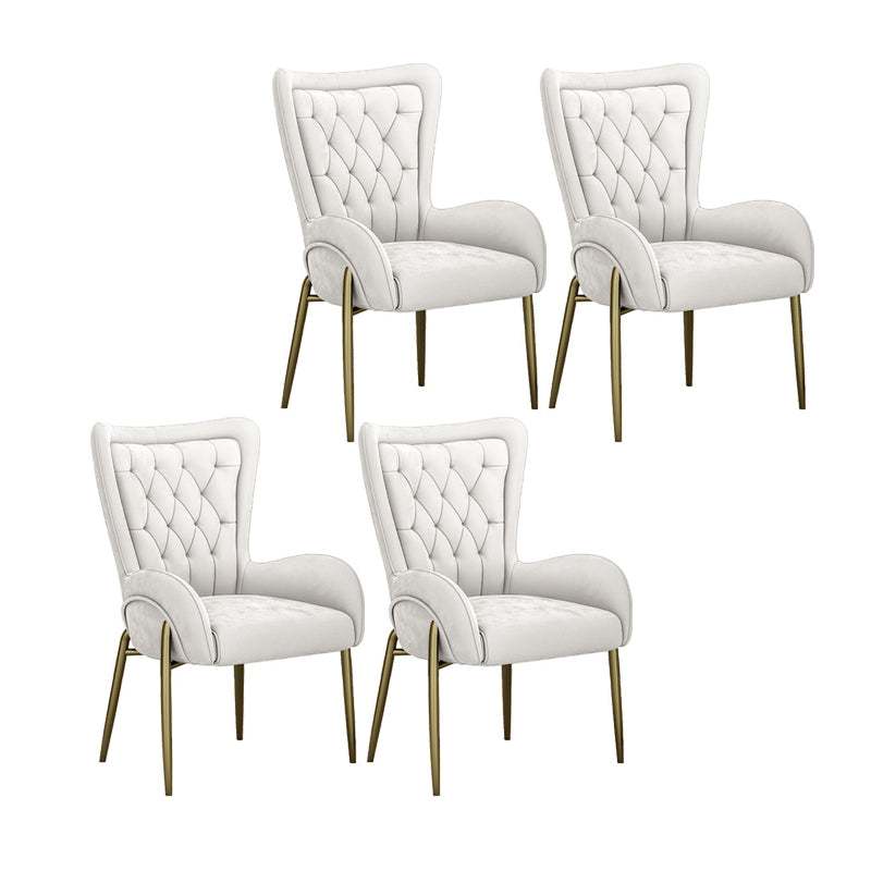 El comedor del metal de Glam preside el sillón tapizado para el uso del restaurante