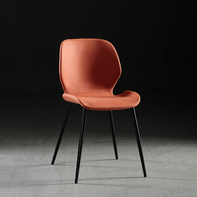 Moderne stijl keuken metalen eetstoelen wingback dineren armloze zijstoelen