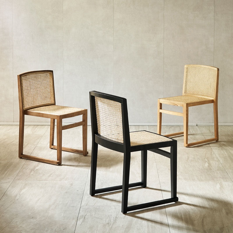 Sillas de comedor de estilo tradicional Sillas de comedor sin brazos de cocina con patas de madera