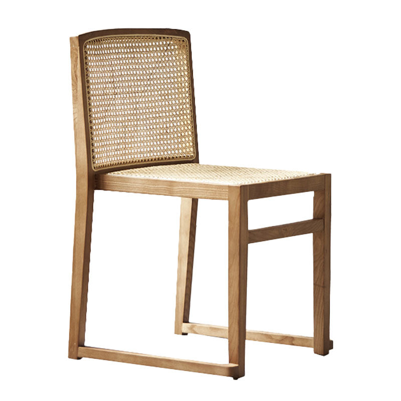 Sillas de comedor de estilo tradicional Sillas de comedor sin brazos de cocina con patas de madera