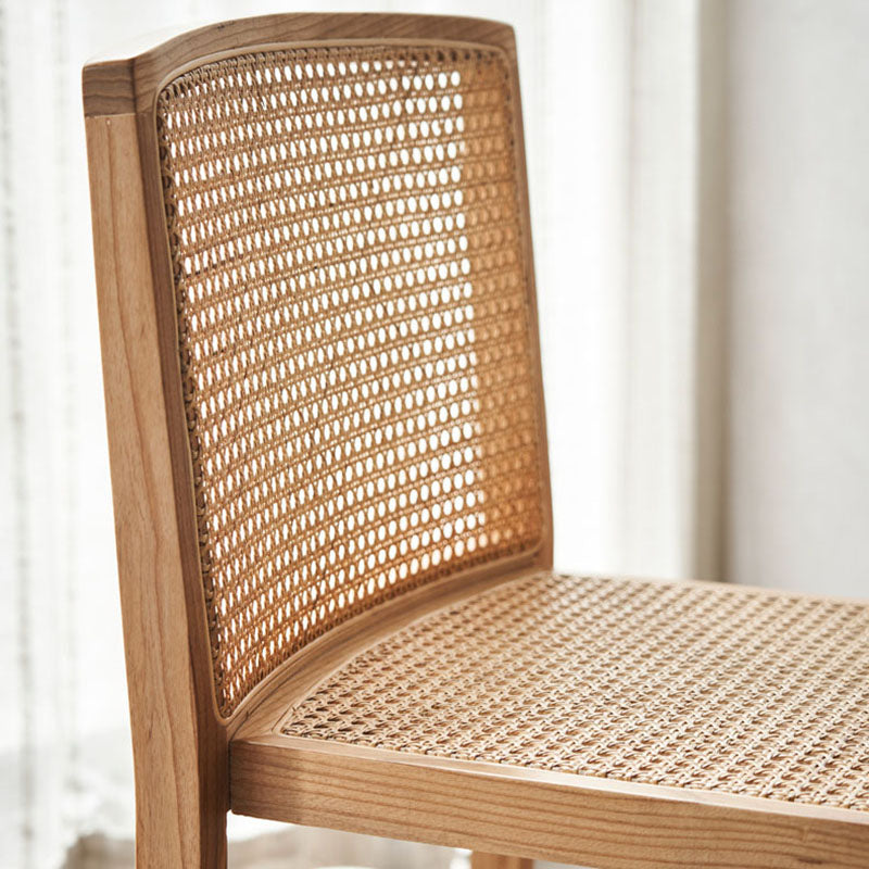 Sillas de comedor de estilo tradicional Sillas de comedor sin brazos de cocina con patas de madera