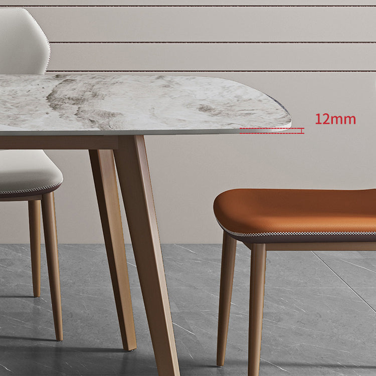 Glam 1/2/5/7 Pieces Dining Set Rectangular Dining Room Table