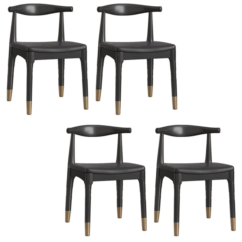 Nordic 1/4/5/7 Pieces Dining Set Sintered Stone Top Table with Leather Chairs