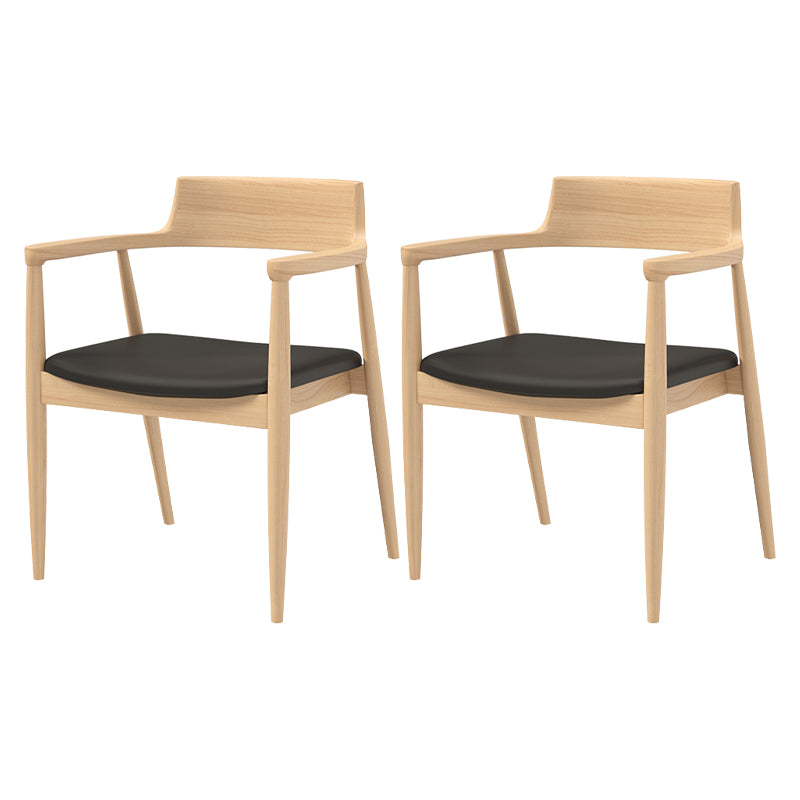 Modern 1/2/4/5 Pieces Rectangle Dining Set Solid Wood Dining Table with Chairs